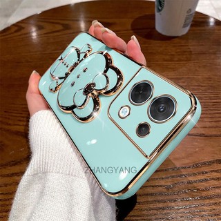 ốp lưng oppo reno 8 reno 8 pro reno 9 reno 9 pro Ốp Điện Thoại TPU Silicon Mềm Mạ Điện Gắn Gương Trang Điểm Hình Thỏ 3D Cho oppo reno 8 reno 8 pro reno 9 reno 9 pro