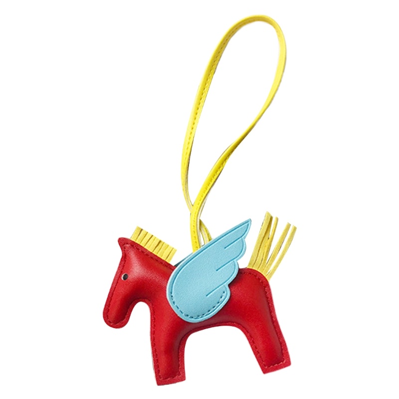 Cinna Thời Trang Thiên Thần Cánh Ngựa Móc Khóa Mặt Dây Chuyền Túi PU Charm Trang Trí Túi Xách Chìa Khóa Xe Ba Lô Trang Trí Cho Nữ