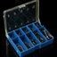 DELMER 100 Chiếc Móc Câu Cá Nước Ngọt, Móc Cá Jigging Thép Carbon Cao, Bạc Đen Vàng Bền Ăn Mòn Chống Ăn Mòn Cá Chép Lưỡi Câu Cỏ Cá Chép