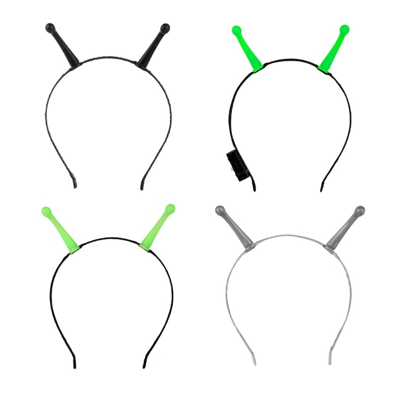 KIKIN Glowing Alien Headband dành cho trẻ em, trang trí Halloween