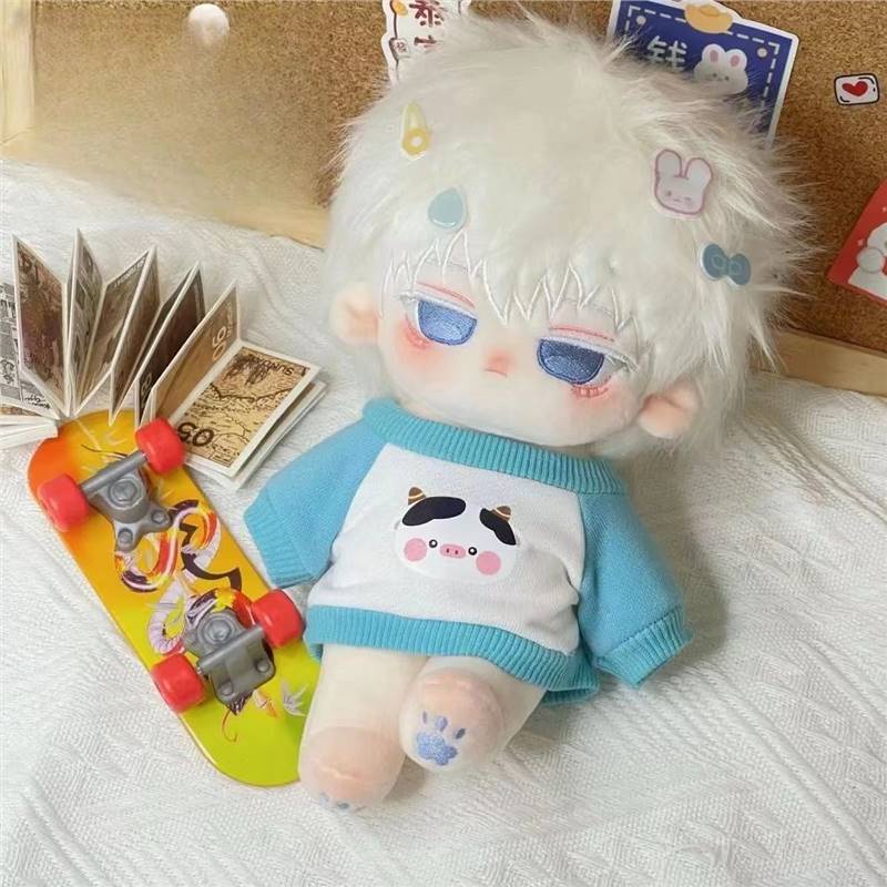 Búp Bê Nhồi Bông jujutsu kaisen q version gojo satoru sq2 20cm