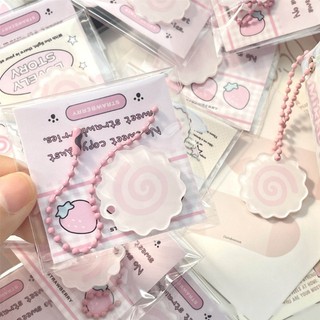 Jay Dễ Thương Mực Màu Hồng Cuộn Móc Khóa Ngọt Treo Trang Trí Móc Khóa Mặt Dây Chuyền Đáng Yêu