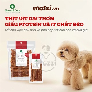 Snack cho chó Natural Core Thịt gà vịt sấy mềm, cuộn xương cá, cuộn khoai lang, sụn da bò, sụn thỏ, gân vịt tổng hợp