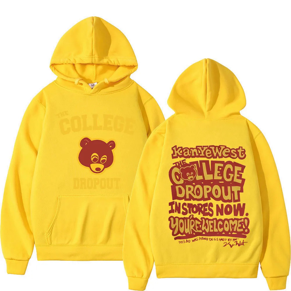 Kanye west Áo hoodie Sweatshirt Có Mũ Trùm Đầu In Hình album Nhạc Hai Mặt Phong Cách hip hop Đường Phố Giản Dị Dành Cho Nam Và Nữ