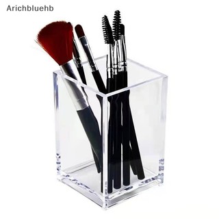 < Arichbluehb > Hộp Đựng Cọ Trang Điểm Bằng Nhựa acrylic Để Bàn Đa Năng