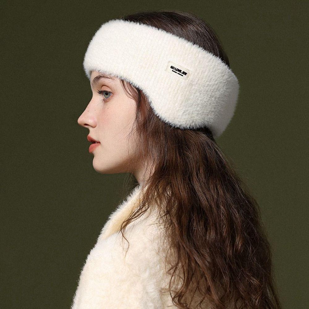 YMIFI Head Worn Earmuffs, Máy hâm nóng tai chống gió Dệt kim ấm áp Earmuffs, Vỏ tai Bảo vệ lạnh Dây buộc tóc mùa đông