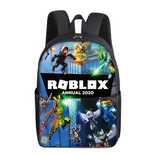 [Hàng Tại Chỗ] Ba Lô Đi Học Chống Thấm Nước Sức Chứa Lớn In Họa Tiết Roblox 16 inch Đơn Giản Làm Quà Tặng Cho Bé Tiểu Học Và Tiểu Học