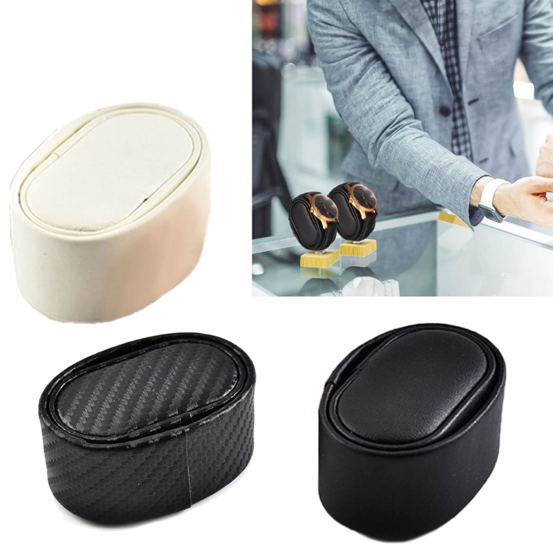 Đồng hồ tự động YOIOI Gối nhỏ Vòng tay trưng bày Giá đỡ Gối da Tổ chức