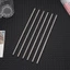 ITRUMPET 1 Ống Hút Cốc, Ống Hút Inox Bạc 6mm 8mm, Ống Hút Thẳng Bền Đẹp Uống Ống Hút Thay Thế Có Thể Tái Sử Dụng Cho 30oz 40oz Tyeso Cup
