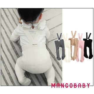 Mg-baby Bé Gái Quần Lót Chân Dễ Thương Có Dây Treo Quần Lót Co Giãn Vớ Quần Legging Trẻ Sơ Sinh