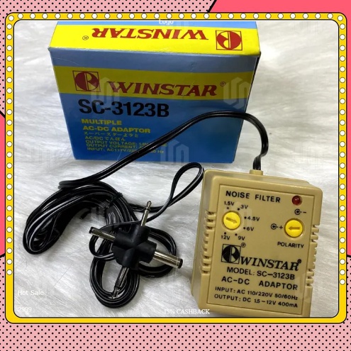 Nguon Đa Năng Winstar 12V SC-3123B dùng cho máy Thần Thánh, PRO, Giant Sun, IDM, Phổ Thông...