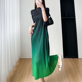 Miyake Chân Váy Xếp Ly Cao Cấp Thời Trang Dành Cho Nữ