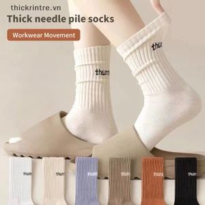 1 Đôi Tất Chân Giữ Ấm Mềm Mại Thoải Mái