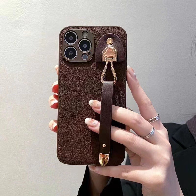 Dành cho iPhone 16 15 PRO MAX 14 13 12 11 PRO MAX 14 15 16 PLUS Thiết kế quy trình độc đáo sang trọng Vỏ thời trang Phong cách tối giản Vỏ điện thoại dây đeo cổ tay