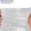 WOODNEST 100 tờ Tạp Dề Dùng Một Lần, Tạp Dề Chống Ô Nhiễm Nhựa Trong Suốt, Chống Thấm Nước Vệ Sinh Nhà Bếp Tạp Dề Nấu Ăn Người Lớn