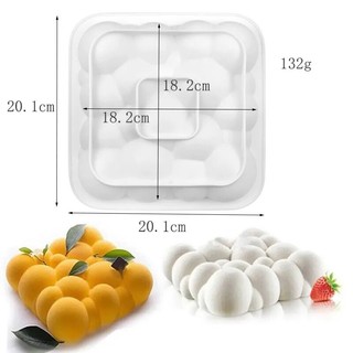 Khuôn Bánh Silicone Hình Đám Mây Làm Món Tráng Miệng Mousse Khuôn Tự Chế 3D Bánh Brownie Voan Xốp Dụng Cụ Nướng Bánh