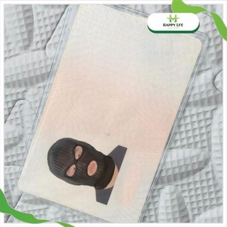 Set 10 Bao Đựng Thẻ Nhựa Trong Suốt Hình Che Mặt Ngẫu Nhiên – Bọc Thẻ CCCD, ATM, Card Visit Độc Đáo