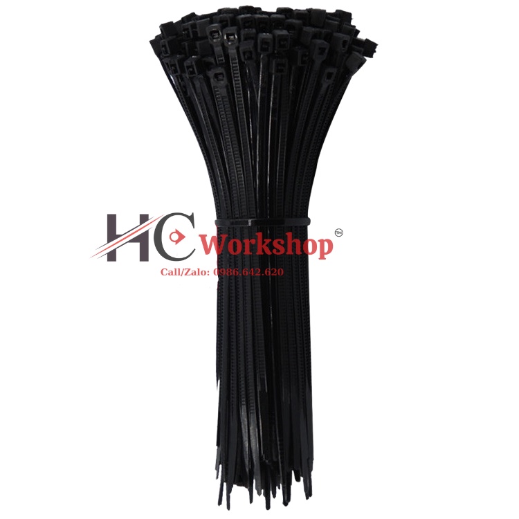 Dây thít nhựa, dây rút nhựa dài 20cm rộng 2.8mm màu đen | Shopee Việt Nam