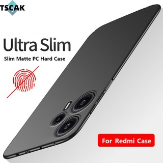 Ốp điện thoại Cứng PC Màu Trơn Sang Trọng Cho Redmi Note 12 Pro + 12 Turbo 12S 12 5G K60 Pro K60e K50 Gaming Ultra Extreme Edition 12C Ultra Thin Frosted Slim Back Cover PC Case