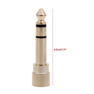 Trái Tiện Lợi 6 35mm Nam Sang 3 5mm Nữ Chuyển Đổi Kết Nối Tai Nghe Adapter 3 5 Đến 6 35 Cắm