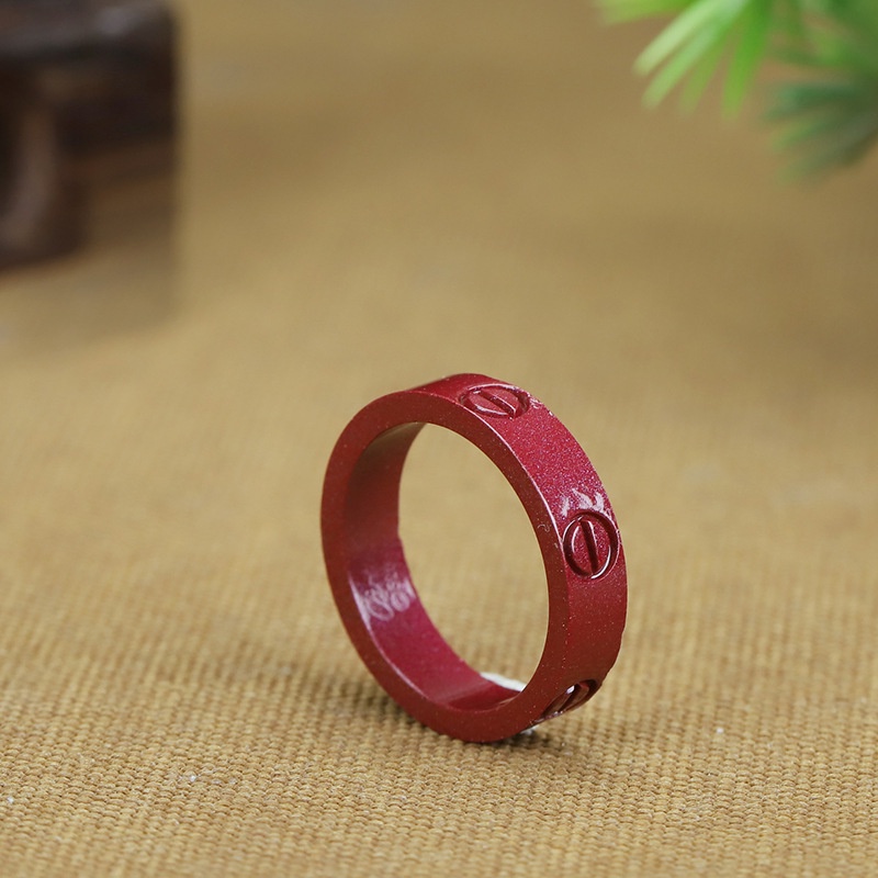 Nhẫn Cinnabar Chất Lượng Cao Màu Tím / Vàng Kim Dành Cho Nữ
