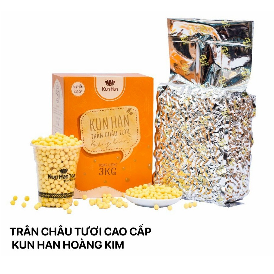 Trân châu cao cấp Kunhan Minh Hạnh bịch 1kg / 3kg