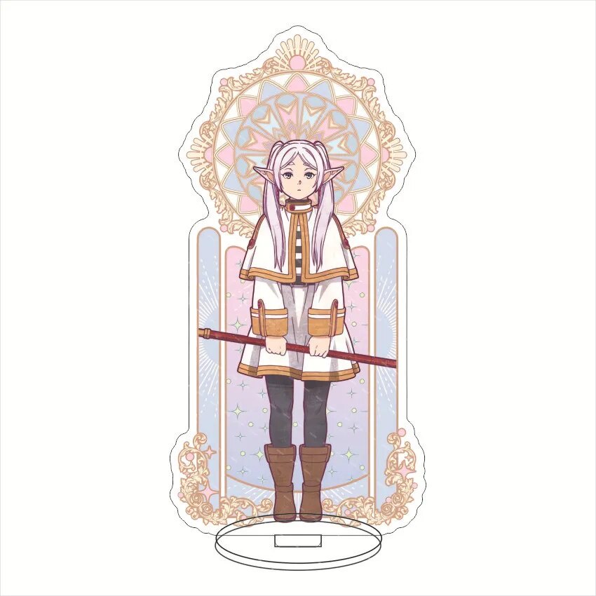 Mô hình Standee Anime zv Frieren At The Funeral Frieren Himmel SOUSOU NO FRIEREN Phụ kiện trang trí để bàn góc học tập