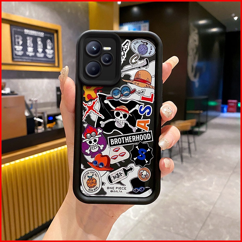 ốp lưng Realme C35 Ốp Điện Thoại tpu Màu Đen Cá Tính Cho Realme C35 4G TY