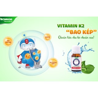 Vitamin BioAmicus D3 K2-MK7 - Hỗ trợ bé hấp thu canxi