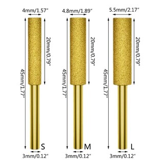 VUI VẺ Bộ 10 Đá Mài Cưa Xích Burr Đá Mài Tập Tin Mài Cưa Xích Lưỡi Đánh Bóng Mài Dụng Cụ