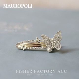 Mauropoli [Hàng Có Sẵn] Kẹp Tóc Hình Bướm Sao Biển Đính Đá Ngọt Ngào Dễ Thương Cho Nữ