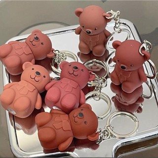 (Hàng mới về) Son Kem Little Bear ART VALUE Móc Khóa Gấu Xinh Xắn Hot Trend Bền Màu, Lâu Trôi - Nội Địa Trung