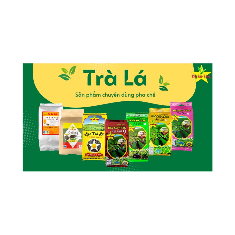 Trà đen số 9 Sao Vàng gói 500g