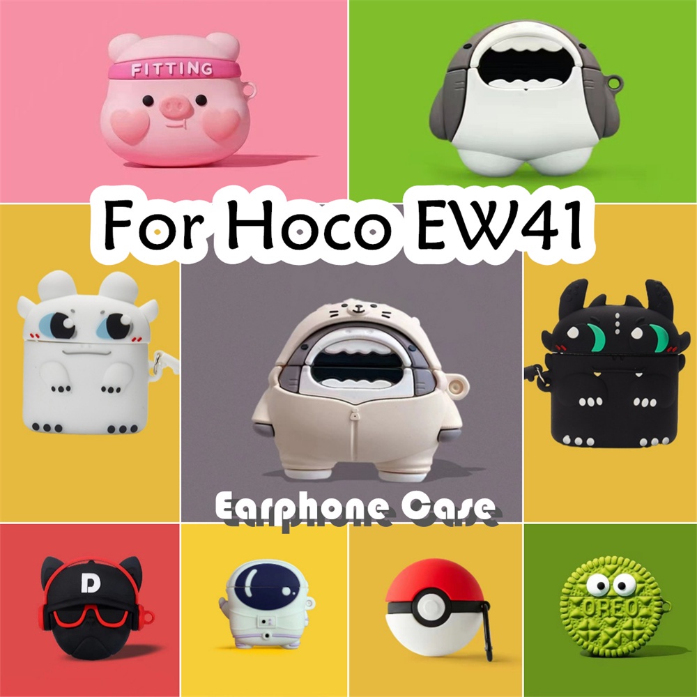 [Ngôi sao tương lai] Dành cho Ốp lưng Hoco EW41 Vỏ tai nghe silicon mềm hoạt hình siêu mát