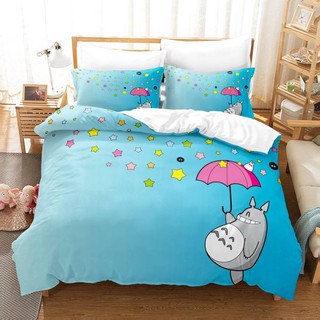 G13 Phim Hoạt Hình Dễ Thương Totoro In Kỹ Thuật Số Bộ Chăn Ga Gối Chăn Ga Gối Nhà Phòng Ngủ Phù Hợp Với Trang Trí Nhà G13