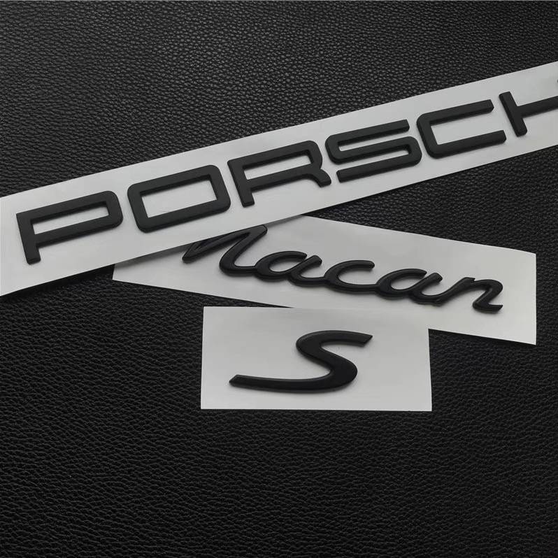 Miếng Dán Logo Chữ Tiếng Anh Trang Trí Đuôi Xe Hơi PORSCHE GTS turbo S