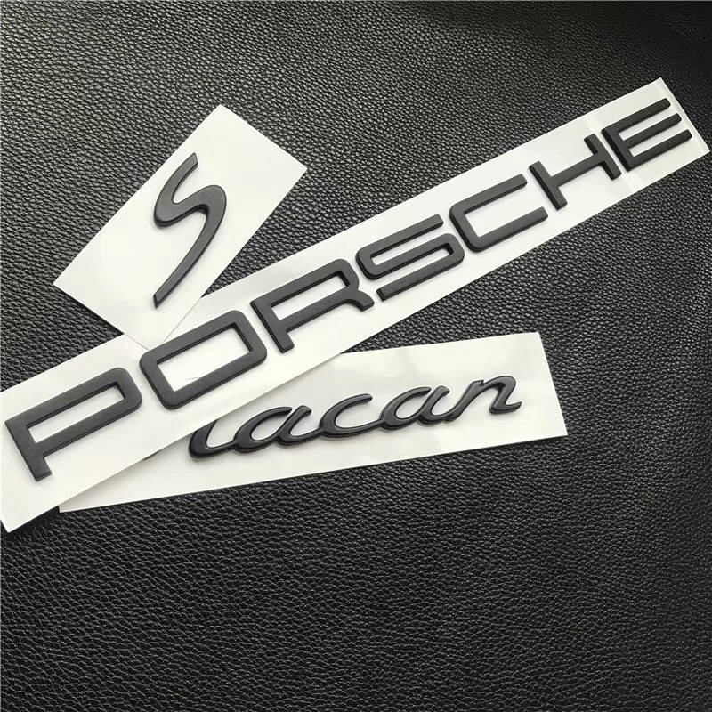 Miếng Dán Logo Chữ Tiếng Anh Trang Trí Đuôi Xe Hơi PORSCHE GTS turbo S