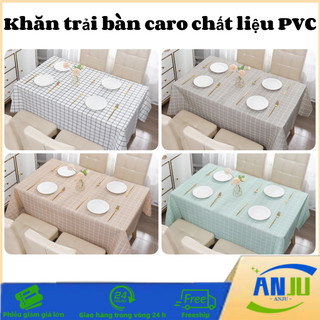 Khăn trải bàn caro chất liệu PVC không thấm nước, Khăn trải bàn cho bữa tiệc Vải dã ngoại ngoài trời mới