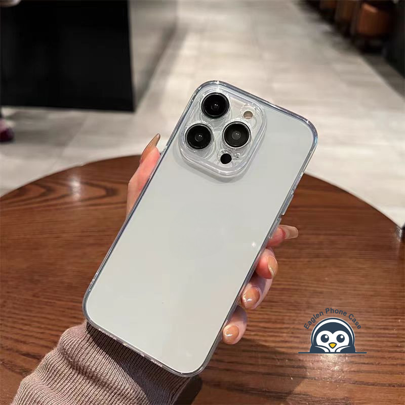 Ốp Điện Thoại Trong Suốt Cao Đơn Giản Cho OPPO A5 Pro A3 A3X A2 A1 Pro A3i A2M A2X A1s A1X A18 A15 A15s A16 A16s A16K A16E A17 A17K A1K 5G 4G Vỏ Mềm Trong Suốt Chống Sốc