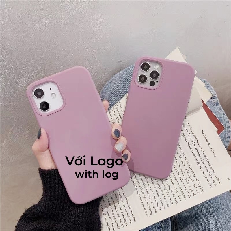 Vỏ điện thoại silicon Lucky Purple toàn diện cho iPhone 17 / 16 / 15 / 14 / 13 / 12 / 11 / Air / Pro Max Xs Max Xr 7P 8P mini Plus 7 8 6SP 6S
