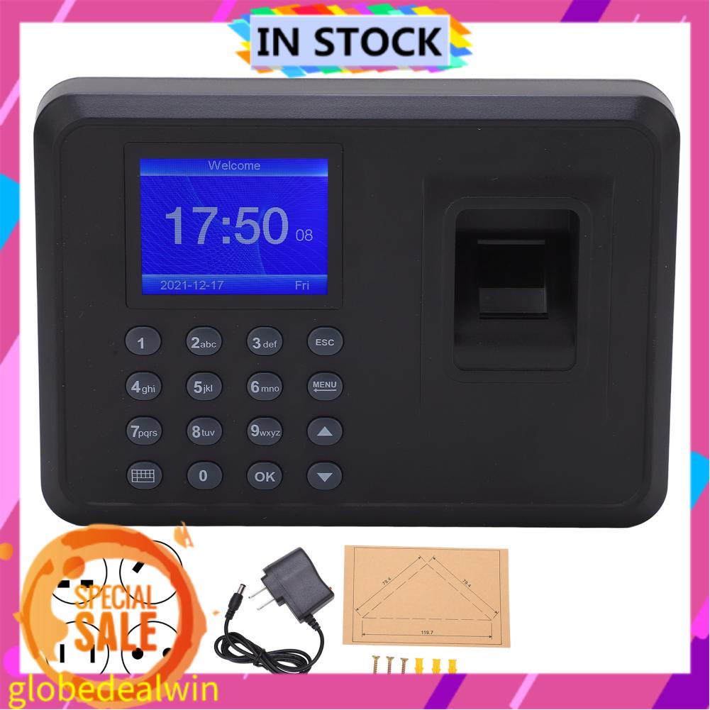 Globedealwin Fingerprint Checking-in Attendance Machine Office Employee ...