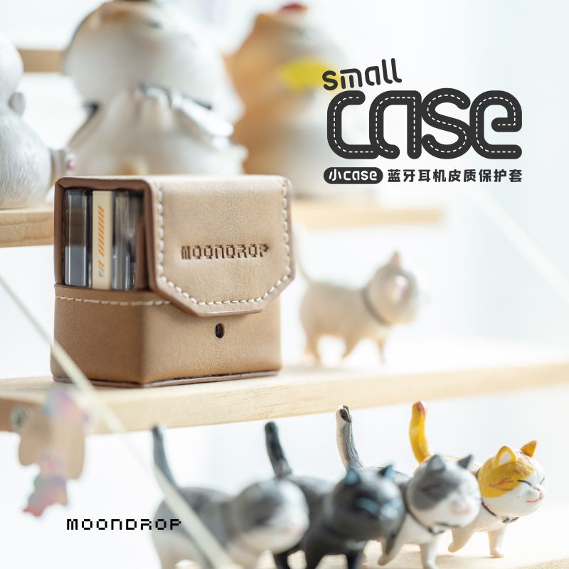 Moondrop SmallCASE 2 Hộp Da Đặc BiệtTWS SpaceTravel Da Đặc Biệt Bảo Vệ Du Lịch Không Gian 2 Hộp
