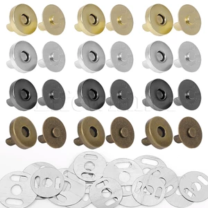 1 Bộ Nút Kim Loại Hít Nam Châm 14mm / 18mm Làm Đồ Thủ Công diy