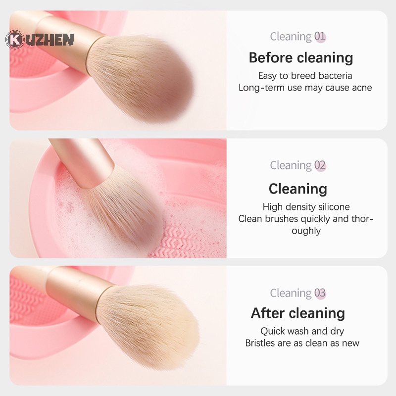 Bát silicone Gấp Gọn Đựng Cọ Trang Điểm Tiện Lợi