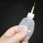 CPINCP 5 chiếc Hộp đựng thông lượng lỏng, Chai đầu kim bằng thép không gỉ PE +, Tính linh hoạt 50ml Dung môi dầu chống rò rỉ Chất lỏng nhỏ giọt