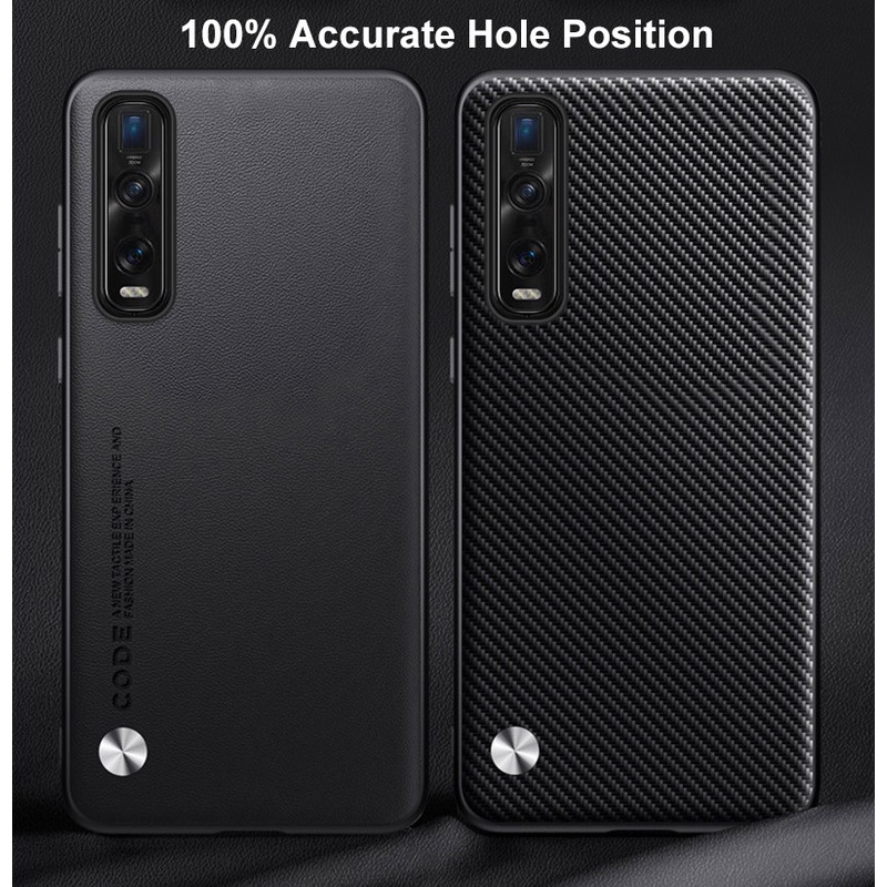 Dành Cho OPPO Find X2 / X2 Pro Họa Tiết Da Thời Trang Ốp điện thoại Bảo Vệ Khung TPU Mềm