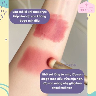 Cọ môi tán son và viền môi Gecomo G1101 G1102 phiên bản xanh lá