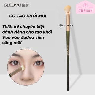 Cọ tạo khối mũi Gecomo tán phấn tạo sống mũi G1090 chuyên dụng phiên bản xanh lá