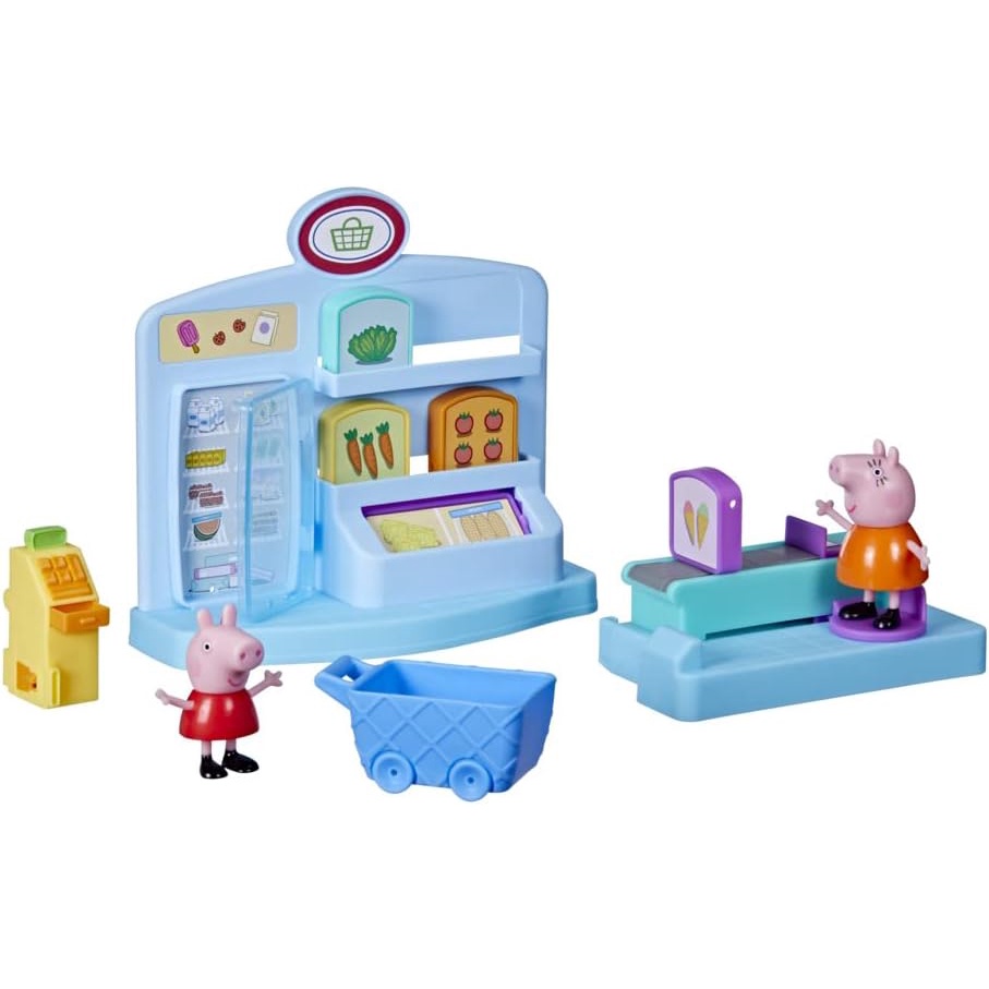 Set 8 Mô Hình Đồ Chơi Siêu Nhân peppa pig 'S adventures