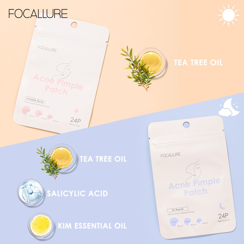 Ảnh Miếng dán mụn FOCALLURE bám dính chắc chắn, chống thấm nước 2g Fa-186 1